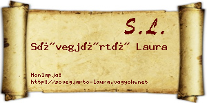 Sövegjártó Laura névjegykártya